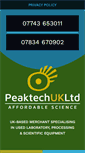 Mobile Screenshot of peaktechuk.com